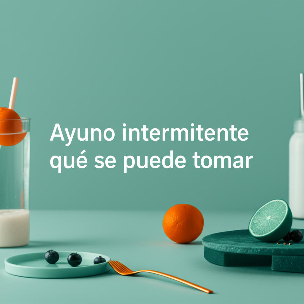 Ayuno intermitente qué se puede tomar: Guía completa y actualizada